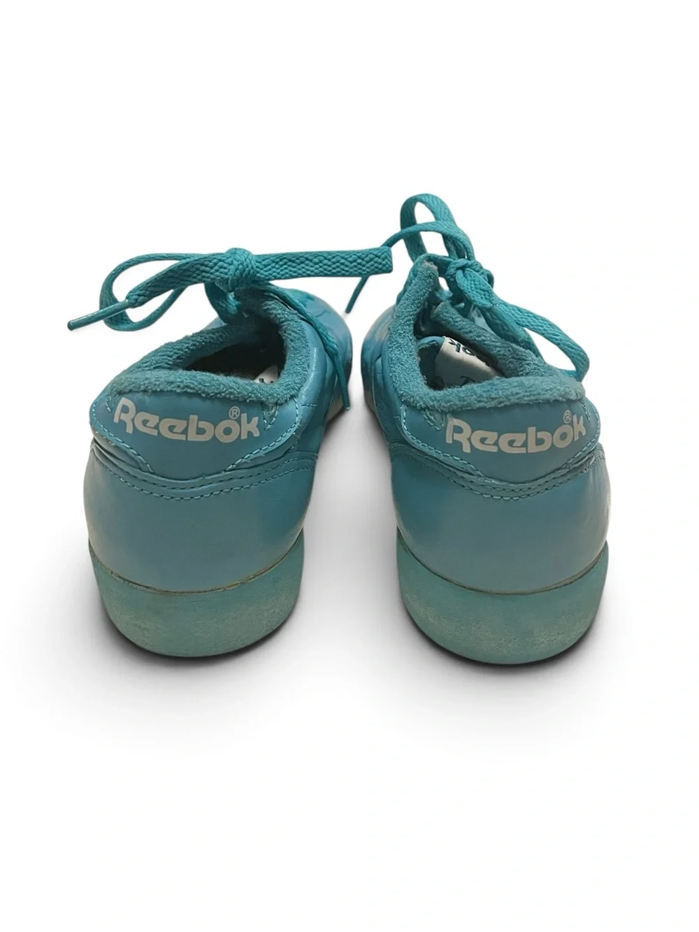 Reebok Vintage Princess Teal Leather Sneakers